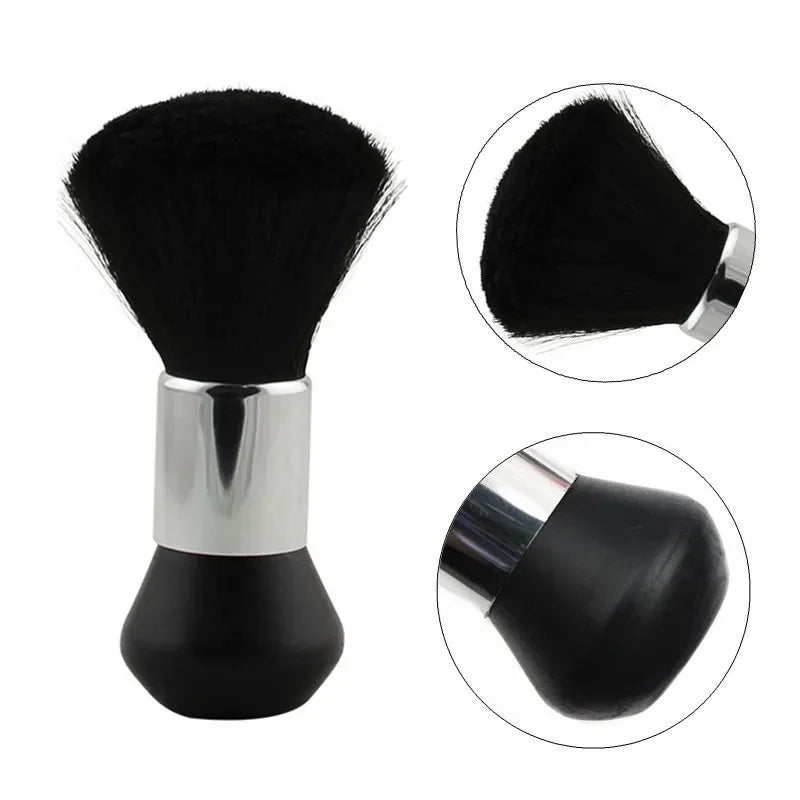 Legendstyle™ High Quality Black Hairdressing Wipe Neck Hair Cleaning Duster Hair Cutting Brush For Barbershop Hair Cut Brush Accessories