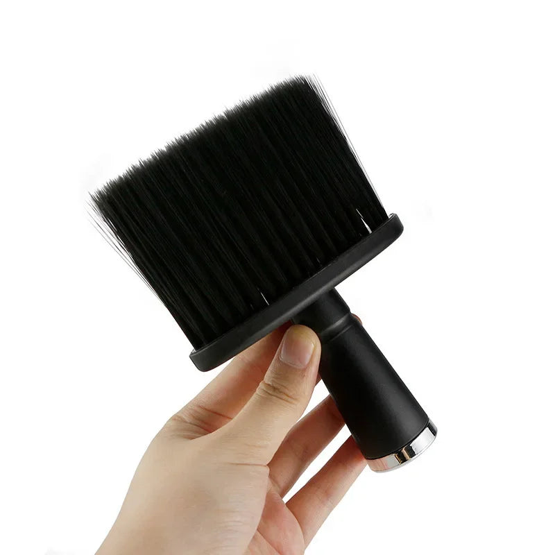 Legendstyle™ High Quality Black Hairdressing Wipe Neck Hair Cleaning Duster Hair Cutting Brush For Barbershop Hair Cut Brush Accessories