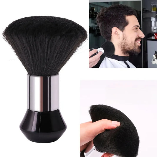 Legendstyle™ High Quality Black Hairdressing Wipe Neck Hair Cleaning Duster Hair Cutting Brush For Barbershop Hair Cut Brush Accessories